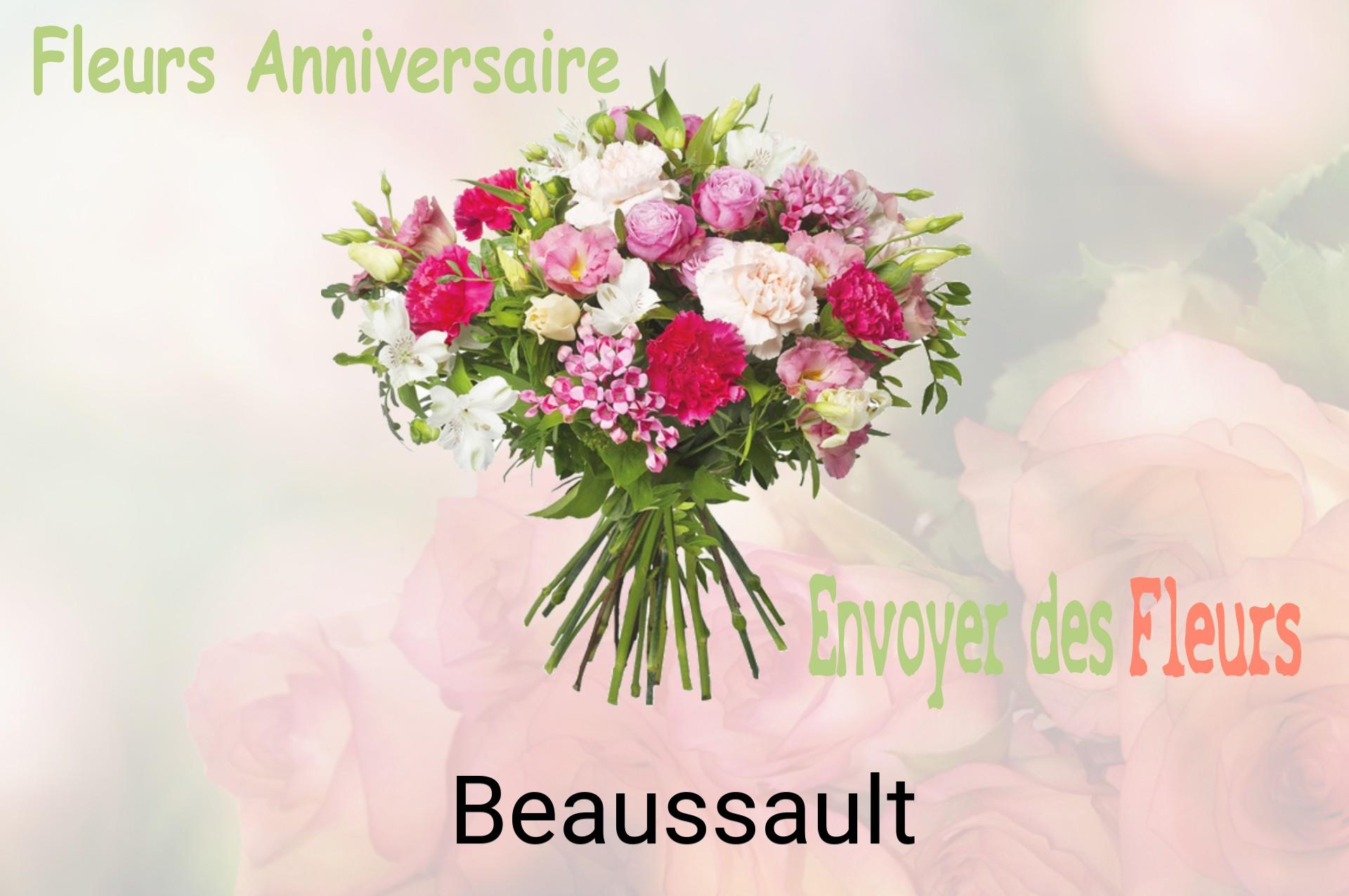Bouquet de fleurs d’anniversaire livré à Beaussault
