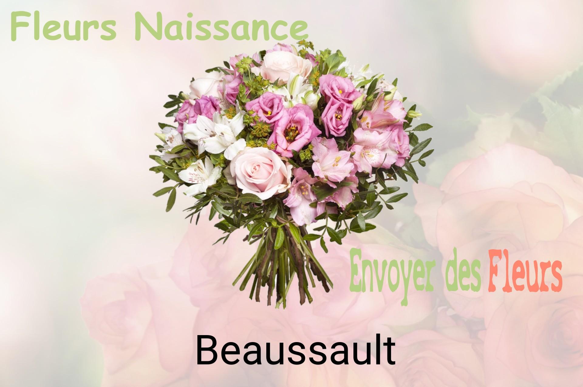 Bouquet de fleurs de naissance livré à Beaussault